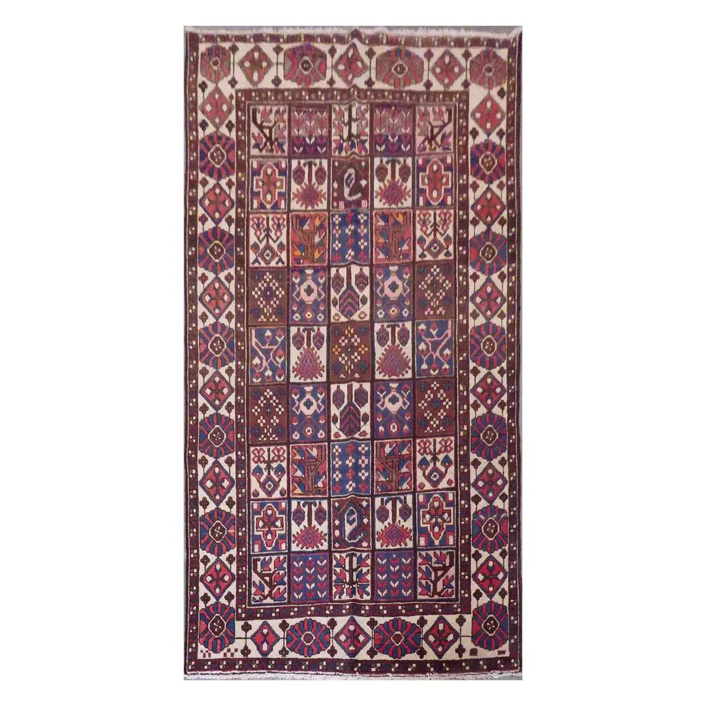 One Of The Kind Persian Bakhtiar Rug 8'5" x 5'0"
